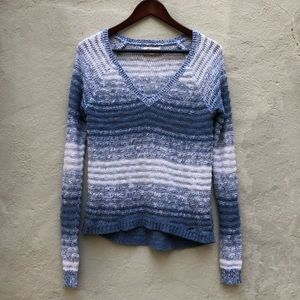 HOLLISTER sweater size S blue white